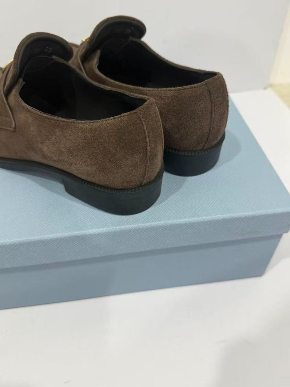Prada Women's Brown Loafers - Picture 5 of 6
